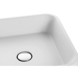 Раковина для ванної Granado Lalin 42х42 см кварцит white gbs1305