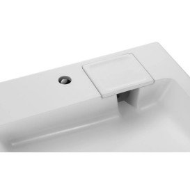 Раковина для ванної Granado Marlin 60,4х60 см мармурова крихта Gelcoat ISO white gbs0505g