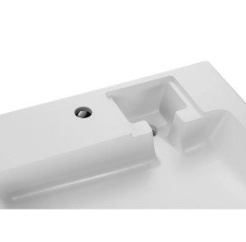 Раковина для ванної Granado Marlin 60,4х60 см мармурова крихта Gelcoat ISO white gbs0505g