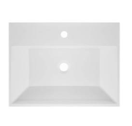 Раковина для ванной Granado Nueno 60х45 см мраморная крошка Gelcoat ISO white gbs0705g