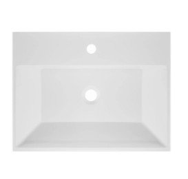 Раковина для ванной Granado Nueno 60х45 см мраморная крошка Gelcoat ISO white gbs0705g