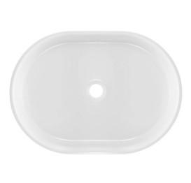 Раковина для ванной Granado Potes 56х40 см мраморная крошка Gelcoat ISO white gbs0905g