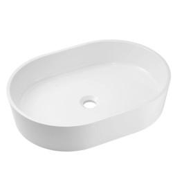 Раковина для ванной Granado Potes 56х40 см мраморная крошка Gelcoat ISO white gbs0905g