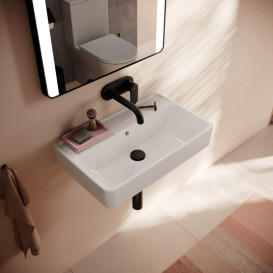 Раковина для ванной Hansgrohe Xanuia Q 65х39 см керамика белый 60218450