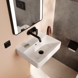 Раковина для ванной Hansgrohe Xanuia Q 50х39 см без отверстия с переливом керамика белый 60232450