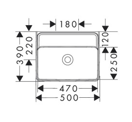 Раковина для ванной Hansgrohe Xanuia Q 50х39 см без отверстия без перелива керамика белый 60234450