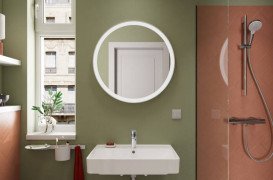 Раковина для ванної Hansgrohe Xanuia Q 65х48 см з отвором та переливом кераміка SmartClean білий 61011450