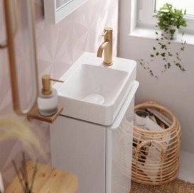 Раковина для ванної Hansgrohe Xelu Q 36х25 см полиця праворуч кераміка SmartClean білий 61084450