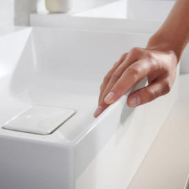 Раковина для ванной Hansgrohe Xevolos E 50х48 см без отверстия без перелива керамика SmartClean белый 61089450