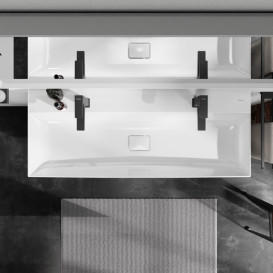 Раковина для ванной Hansgrohe Xevolos E 120х48 см с 2 отверстиями керамика SmartClean белый 61104450