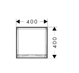 Раковина Hansgrohe Xuniva Evo E 40х40 см кераміка білий 60324450