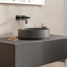 Раковина для ванной Hansgrohe Xuniva Evo S ⌀40 см керамика сланцево-серый матовый 60323760