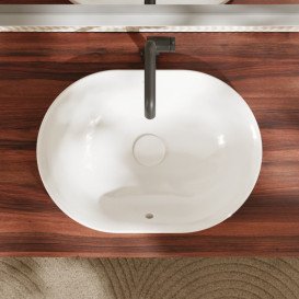 Раковина для ванної Hansgrohe Xuniva U 55х40 см кераміка SmartClean білий 61062450