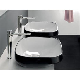 Раковина для ванной Hatria Abito 58x45 см фаянс черное дерево A0YXXA06