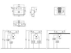 Раковина для ванной Hatria Bahia 13 50х36,5 см керамика белый BH0500365011TS0