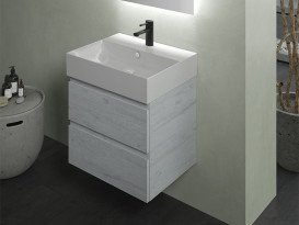 Раковина для ванної Hatria Bahia 13 60х46,5 см кераміка білий глянцевий BH0600465011TS0