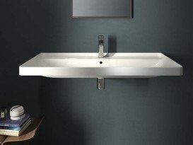 Раковина для ванної Hatria Canalgrande 100х50 см кераміка білий глянцевий 00Y1EL01