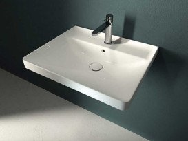 Раковина для ванної Hatria Canalgrande 60х50 см кераміка білий глянцевий 00Y1EJ01