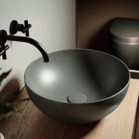 Раковина для ванной Hatria Happy Hour S 25х25 см керамика антрацит A0Y5A508