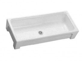 Раковина для ванной хозяйственная Hatria Specials 45х120.5 см санфарфор белый YN0501