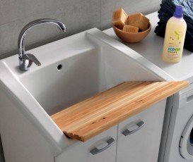 Раковина для ванной хозяйственная Hatria Specials 51х60 см санфарфор белый YXMA01