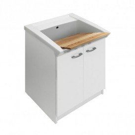 Раковина для ванной хозяйственная Hatria Specials 60х60 см санфарфор белый YXMC01