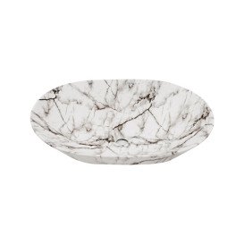 Раковина для ванної Insana Cludi 59х42,5 см кераміка біле павутиння А0054441