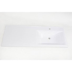 Раковина для ванной Insana Leana R 125х48х13 чаша справа искусственный камень белый А0054530