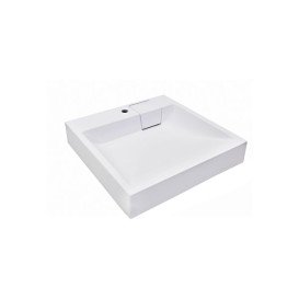 Раковина для ванної Insana Lorena 60х60х12 штучний камінь білий А0053425