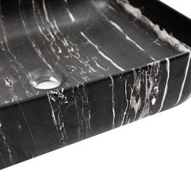 Раковина для ванной Insana Soho 50х39 см керамика черный/белый А0055233