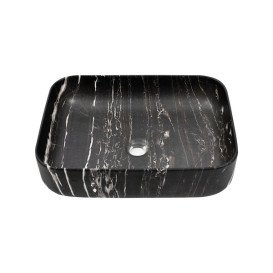 Раковина для ванной Insana Soho 50х39 см керамика черный/белый А0055233