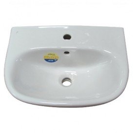 Раковина для ванной Jika Zeta 55х44 см подвесная керамика белый H8103910001041