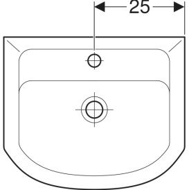 Раковина для ванної Kolo Proxy 50х42 см сантехнічний фарфор білий 102950UA