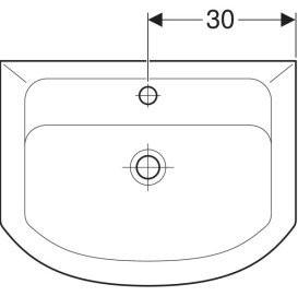 Раковина для ванної Kolo Proxy 60х46 см сантехнічний фарфор білий 101960UA
