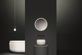 Раковина для ванной Kolpa San Boul Ø40 см накладная Kerrock белый 591590