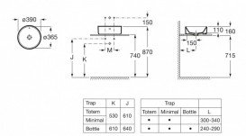 Раковина для ванної кімнати Roca Alter 39х39 см накладна кераміка білий A3270MJ000