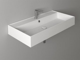 Раковина для ванної кімнати Simas Agile підвісна 910х460 мм санфаянс білий AG91