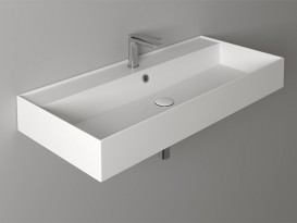 Раковина для ванної кімнати Simas Agile підвісна 1010х460 мм санфаянс білий AG101