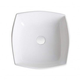 Раковина для ванной Kraus Elavo накладная 42х42 см керамика белый KCV-126