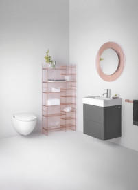 Раковина для ванной Laufen Kartell 50х46 см с 1 отверстием под смеситель керамика белый с покрытием LCC H8103324001041