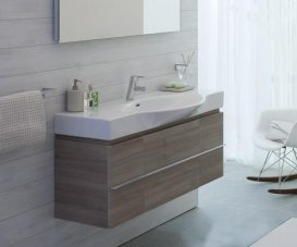 Раковина для ванної Laufen Palace 180х51 см подрізна з одного боку білий H8117080001351