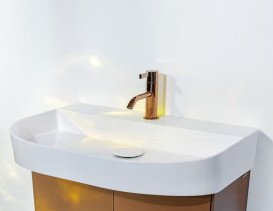 Раковина для ванной Laufen Sonar 100х42 см c 1 отверстием без перелива керамика белый с покрытием LCC H8103474001111