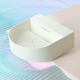 Раковина для ванної Laufen Sonar 41х36,5 см кераміка білий з покриттям LCC H8123424001121