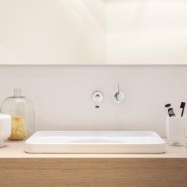 Раковина для ванної Laufen Val 55х36 см без отворів кераміка білий з покриттям LCC H8172814001091