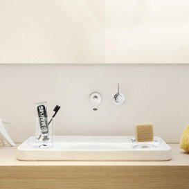 Раковина для ванної Laufen Val 55х36 см без отворів без переливу кераміка білий H8172810001121