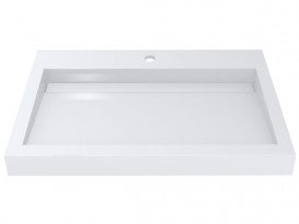 Раковина для ванной Miraggio Agness 750 накладная Mirasoft Technology белый матовый 0001058