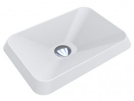 Раковина для ванной Miraggio Albena 44х31 см Mirasoft Technology белый матовый 0001063