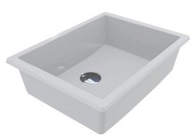 Раковина для ванной Miraggio Bogota 405 литой мрамор Miramarble белый 0000491