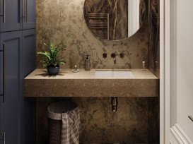 Раковина для ванной Miraggio Bogota 405 литой мрамор Miramarble белый матовый 0000788