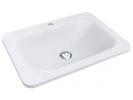 Раковина для ванної Miraggio California 61,4x45,6 см Mirasoft Technology білий матовий 0001064